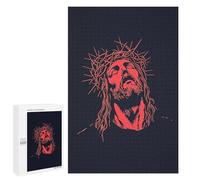 Rompecabezas 1000 PCS para Adolescentes Jesus Christ Crown of Thorns Rompecabezas Juegos Familiares Ensamblaje De Patrones Cumpleaños Y Navidad 1000 PCS
