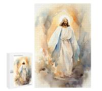 Rompecabezas 1000 PCS para Adolescentes Jesus Christ - The Resurrection Rompecabezas Juegos Familiares Ensamblaje De Patrones Cumpleaños Y Navidad 1000 PCS