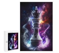 Rompecabezas 1000 PCS para Adolescentes King in Space Chess Rompecabezas DIY Juguetes Una Obra De Arte como Regalo para Toda La Familia 1000 PCS
