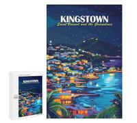 Rompecabezas 1000 PCS para Adolescentes Kingstown, Saint Vincent and The Grenadines Rompecabezas para Adultos Juego Práctico Arte De Pared Desafiante De Completar 1000 PCS