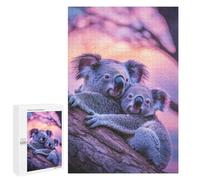 Rompecabezas 1000 PCS para Adolescentes Koala Hug at Sunset Rompecabezas para Adultos Juego Familiar Una Obra De Arte como Regalo para Toda La Familia 1000 PCS