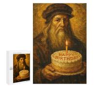 Rompecabezas 1000 PCS para Adolescentes Leonardo Da Vinci Birthday Rompecabezas para Adultos Juguete Decoración De Pared Difícil Difícil Desafiante De Completar 1000 PCS