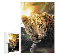 Rompecabezas 1000 PCS para Adolescentes Leopard and Butterfly Rompecabezas para Adultos Juego Práctico Pero Divertido Y Humorístico para Cumpleaños, Navidad 1000 PCS