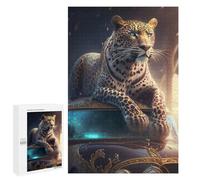 Rompecabezas 1000 PCS para Adolescentes Leopard Classic Car Rompecabezas para Adultos Juego Práctico Decoración del Hogar Cumpleaños Y Navidad 1000 PCS