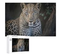 Rompecabezas 1000 PCS para Adolescentes Leopard in The Wild A Majestic Portrait Rompecabezas para Adultos Juegos Relajantes Difícil Difícil Desafío Educativo 1000 PCS