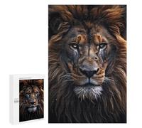 Rompecabezas 1000 PCS para Adolescentes Lion Closeup Face Rompecabezas para Adultos Juego Práctico Pero Divertido Y Humorístico para Cumpleaños, Navidad 1000 PCS