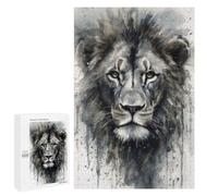 Rompecabezas 1000 PCS para Adolescentes Lion Wild Majesty Rompecabezas para Adultos Juego Familiar Decoración del Hogar para Cumpleaños, Navidad 1000 PCS