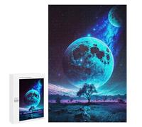 Rompecabezas 1000 PCS para Adolescentes Lunar Vista Space Fantasy Rompecabezas para Adultos Juego Práctico Decoración del Hogar Cumpleaños Y Navidad 1000 PCS