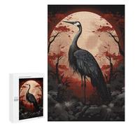Rompecabezas 1000 PCS para Adolescentes Magic Black Stork Rompecabezas para Adultos Juego Familiar Una Obra De Arte como Regalo para Toda La Familia 1000 PCS