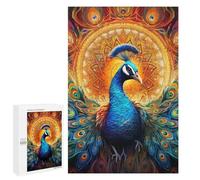 Rompecabezas 1000 PCS para Adolescentes Magical Peacock Artwork -2 Rompecabezas para Adultos Juegos Relajantes Difícil Difícil Desafío Educativo 1000 PCS