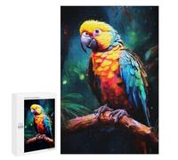 Rompecabezas 1000 PCS para Adolescentes Majestic Parrot Rompecabezas para Adultos Juego Práctico Regalo De Cumpleaños Regalo De Cumpleaños, Regalos, 1000 PCS