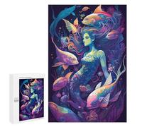 Rompecabezas 1000 PCS para Adolescentes Mermaid Abstract Rompecabezas para Adultos Juego Práctico Regalo De Cumpleaños Regalo De Cumpleaños, Regalos, 1000 PCS