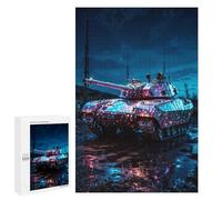 Rompecabezas 1000 PCS para Adolescentes Military Might in The Mud Rompecabezas Juegos Familiares Ensamblaje De Patrones Cumpleaños Y Navidad 1000 PCS