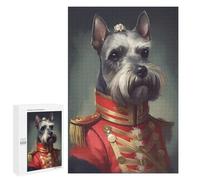 Rompecabezas 1000 PCS para Adolescentes Miniature Schnauzer Dog Rompecabezas para Adultos Juegos De Relajación Vacaciones En Casa Matar El Tiempo 1000 PCS