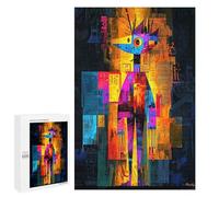 Rompecabezas 1000 PCS para Adolescentes Moisky Self-Portrait - Abstract Geometric Vision Rompecabezas DIY Juguetes Una Obra De Arte como Regalo para Toda La Familia 1000 PCS