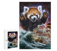 Rompecabezas 1000 PCS para Adolescentes Monster Red Panda Kraken Rompecabezas para Adultos Juego Familiar Una Obra De Arte como Regalo para Toda La Familia 1000 PCS