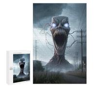 Rompecabezas 1000 PCS para Adolescentes Monstrous Entity in Suburban Setting Rompecabezas Juegos Familiares Ensamblaje De Patrones Cumpleaños Y Navidad 1000 PCS