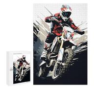 Rompecabezas 1000 PCS para Adolescentes Motocross Dirtbike Rompecabezas para Adultos Juego Práctico Pero Divertido Y Humorístico Regalo De Cumpleaños, Regalos, 1000 PCS