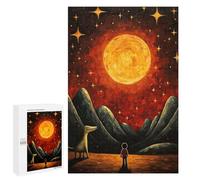 Rompecabezas 1000 PCS para Adolescentes My Dinosaur and Me Rompecabezas para Adultos Juguetes DIY para La Diversión Familiar Ayuda A Ejercitar El Cerebro 1000 PCS