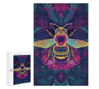 Rompecabezas 1000 PCS para Adolescentes Mystic Neon Bee Rompecabezas DIY Juguetes Una Obra De Arte como Regalo para Toda La Familia 1000 PCS