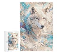Rompecabezas 1000 PCS para Adolescentes Mystic Wolf Rompecabezas para Adultos Juego Familiar Una Obra De Arte como Regalo para Toda La Familia 1000 PCS