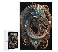 Rompecabezas 1000 PCS para Adolescentes Mystical Cosmic Dragon Rompecabezas para Adultos Juego Práctico Decoración del Hogar Cumpleaños Y Navidad 1000 PCS