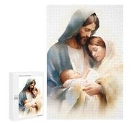 Rompecabezas 1000 PCS para Adolescentes Nativity Scene - Baby Jesus, Mary & Josef Rompecabezas para Adultos Juego Práctico Pero Divertido Y Humorístico Regalo De Cumpleaños, Regalos, 1000 PCS