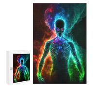 Rompecabezas 1000 PCS para Adolescentes Neon Alien Energy Rompecabezas para Adultos Juguete Decoración De Pared Difícil Difícil Desafiante De Completar 1000 PCS