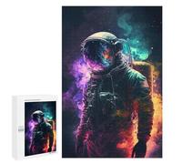 Rompecabezas 1000 PCS para Adolescentes Neon Astronaut In Space Rompecabezas para Adultos Juego Práctico Regalo De Cumpleaños Regalo De Cumpleaños, Regalos, 1000 PCS