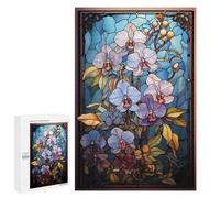 Rompecabezas 1000 PCS para Adolescentes Orchids For Valentines Day Rompecabezas Juego De Ingenio Aliviador De Estrés Desafiante para Completar 1000 PCS