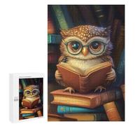 Rompecabezas 1000 PCS para Adolescentes Owl Reading Book Rompecabezas para Adultos Juegos De Relajación Vacaciones En Casa Matar El Tiempo 1000 PCS