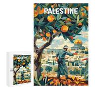 Rompecabezas 1000 PCS para Adolescentes Palestine Oranges Cubism Rompecabezas para Adultos Juegos Familiares Carrera De Velocidad De Manos para Cumpleaños, Navidad 1000 PCS