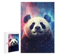 Rompecabezas 1000 PCS para Adolescentes Panda Night Galaxy Rompecabezas para Adultos Juego Familiar Decoración del Hogar para Cumpleaños, Navidad 1000 PCS