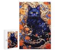 Rompecabezas 1000 PCS para Adolescentes Petals and Purrfection Cat Rompecabezas para Adultos Juegos De Relajación Vacaciones En Casa Matar El Tiempo 1000 PCS