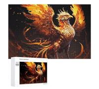 Rompecabezas 1000 PCS para Adolescentes Phoenix Rise Fiery Legend Rompecabezas para Adultos Juego Familiar Carrera De Velocidad De Manos Regalos para Reducir El Estrés 1000 PCS