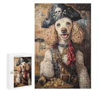 Rompecabezas 1000 PCS para Adolescentes Pirate Dog Treasure Chest-94 Rompecabezas para Adultos Que Mejoran La Memoria Difícil Y Desafiante Cumpleaños 1000 PCS