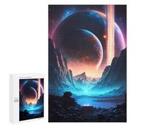 Rompecabezas 1000 PCS para Adolescentes Planetary Reflections -7 Rompecabezas para Adultos Juego Familiar Decoración del Hogar para Cumpleaños, Navidad 1000 PCS