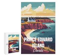 Rompecabezas 1000 PCS para Adolescentes Prince Edward Island Landscape Rompecabezas para Adultos Juegos Familiares Carrera De Velocidad De Manos para Cumpleaños, Navidad 1000 PCS