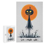 Rompecabezas 1000 PCS para Adolescentes Pumpkin King - Spooky Halloween Art Rompecabezas para Adultos Juegos Familiares Carrera De Velocidad De Manos para Cumpleaños, Navidad 1000 PCS