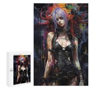 Rompecabezas 1000 PCS para Adolescentes Punk Girl No4 Rompecabezas para Adultos Juego Familiar Decoración del Hogar para Cumpleaños, Navidad 1000 PCS
