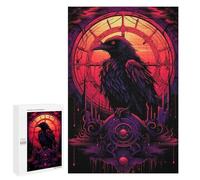 Rompecabezas 1000 PCS para Adolescentes Raven at The End of Time Rompecabezas para Adultos Juguetes DIY para La Diversión Familiar Ayuda A Ejercitar El Cerebro 1000 PCS