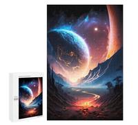 Rompecabezas 1000 PCS para Adolescentes Road To Universe Landscape Rompecabezas para Adultos Juego Práctico Regalo De Cumpleaños Regalo De Cumpleaños, Regalos, 1000 PCS