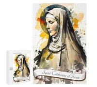 Rompecabezas 1000 PCS para Adolescentes Saint Catherine of Siena Rompecabezas Juegos Familiares Ensamblaje De Patrones Cumpleaños Y Navidad 1000 PCS