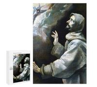 Rompecabezas 1000 PCS para Adolescentes Saint Francis by El Greco Rompecabezas para Adultos Juego Familiar Decoración del Hogar para Cumpleaños, Navidad 1000 PCS