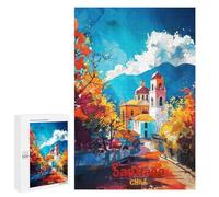 Rompecabezas 1000 PCS para Adolescentes Santiago Art Rompecabezas Juego De Ingenio Aliviador De Estrés Desafiante para Completar 1000 PCS