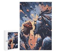 Rompecabezas 1000 PCS para Adolescentes Screaming Figure with Cupcake Rompecabezas para Adultos Juego Práctico Decoración del Hogar Cumpleaños Y Navidad 1000 PCS