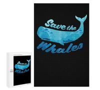 Rompecabezas 1000 PCS para Adolescentes Scuba Diving Save The Whal Rompecabezas DIY Juguetes Una Obra De Arte como Regalo para Toda La Familia 1000 PCS