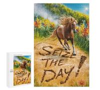 Rompecabezas 1000 PCS para Adolescentes Seize The Day Rompecabezas para Adultos Juego Práctico Pero Divertido Y Humorístico para Cumpleaños, Navidad 1000 PCS