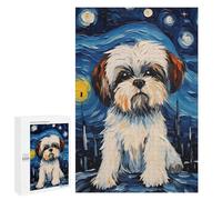 Rompecabezas 1000 PCS para Adolescentes Shih Tzu Wall Art Rompecabezas para Adultos Juego Práctico Pero Divertido Y Humorístico Regalo De Cumpleaños, Regalos, 1000 PCS