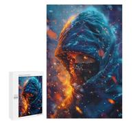 Rompecabezas 1000 PCS para Adolescentes Skier Digital Art Rompecabezas para Adultos Juego Práctico Pero Divertido Y Humorístico para Cumpleaños, Navidad 1000 PCS